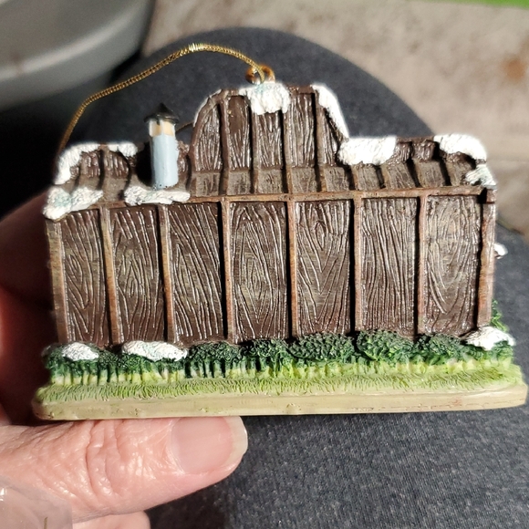 Cracker Barrel Rustic Cabin Ornament - Brown and Green - Picture 3 of 3